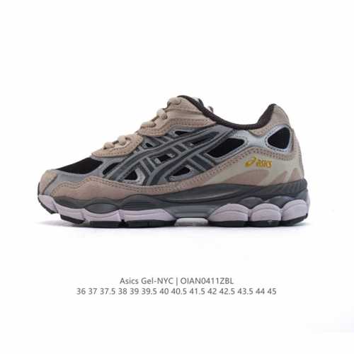 公司级 Asicsgel-Nyc复古单品 亚瑟士Asicstiger 新款休闲鞋 厚底街头运动休闲鞋，Asics亚瑟士推出全新Gel-Nyc，彰显纽约都市活力。