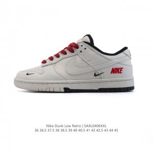 公司级 耐克 Nike Dunk Low Retro 运动鞋 2025年新款 经典复古板鞋 。作为 80 年代经典篮球鞋款，起初专为硬木球场打造，后来成为席卷街