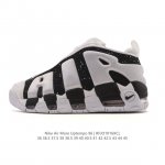公司级 耐克 Nike Air More Uptempo '96 皮蓬全掌气垫男女子运动鞋厚底增高缓震慢跑鞋。续写 20 世纪 80 年代和 90 年代篮球运动