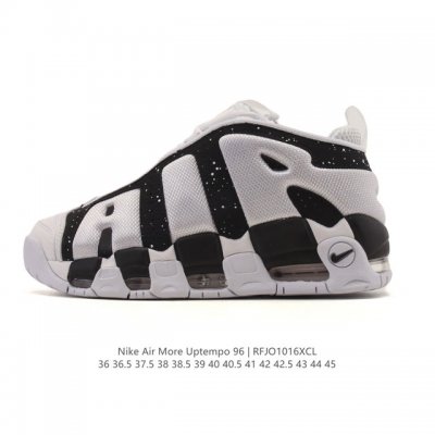 公司级 耐克 Nike Air More Uptempo '96 皮蓬全掌气垫男女子运动鞋厚底增高缓震慢跑鞋。续写 20 世纪 80 年代和 90 年代篮球运动