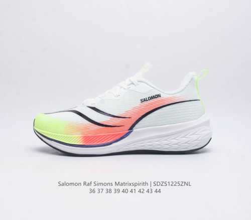 萨洛蒙 Salomon Raf Simons Matrixspirith 运动鞋 缓冲轻量 缓震回弹运动鞋男女士跑鞋 厚底增高老爹鞋一脚蹬慢跑鞋 Salomon