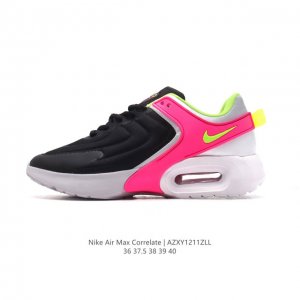 耐克 Nike Air Max Correlate 气垫缓震耐磨运动鞋时尚潮流休闲透气跑步鞋，选用网眼鞋面，脚感舒适透气。鞋舌、鞋侧及后跟处饰有品牌标识，简约大