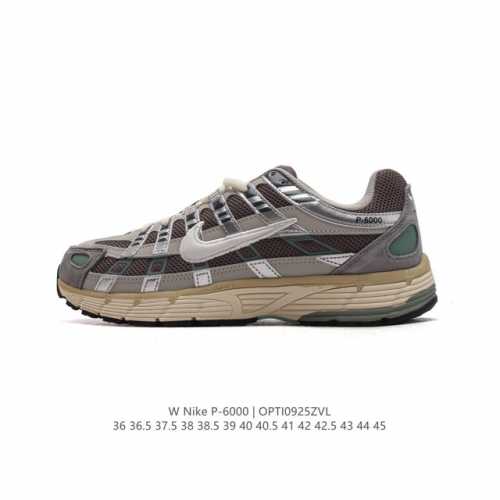 公司级 耐克 Nike 男女子休闲运动鞋p-6000Premium 轻便舒适透气防滑缓震耐磨跑步鞋。P-6000 是一款植根于 2000 年代风格的混合款式，让