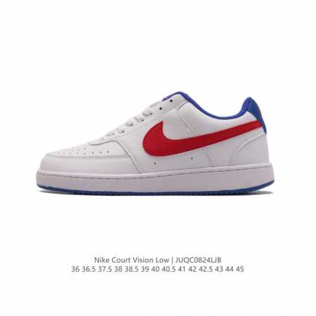 耐克nike Court Vision Low 校园风低帮复古篮球板鞋男女运动鞋，延续80年代复古篮球鞋，添加学院风细节。皮革鞋面，利落风格，重现复古篮球风范。 - 点击图像关闭