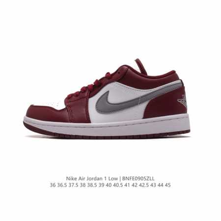 公司级 耐克 乔丹air Jordan 1 Low Aj1 乔1 乔丹1代aj1 低帮复古文化休闲运动篮球鞋。从1985 年面世的元年款汲取设计灵感，采用简洁大 - 点击图像关闭