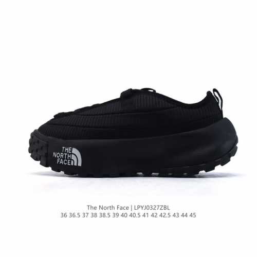 200 【公司级】北面 北脸 The North Face 低帮保暖雪地靴秋冬款板鞋 毛毛虫 复古百搭厚底增高运动板鞋。居家室内外秋冬一脚蹬保暖休闲面包鞋采用尼