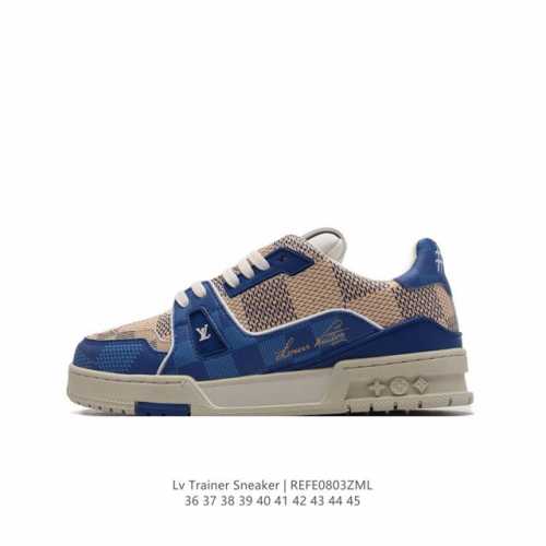 公司级 路易威登 Louis Vuitton Lv路易威登板鞋 浮雕印花 时尚运动鞋 潮厚底增高鞋 。舒适防滑底和百搭性霸屏整个时尚娱乐圈，细节调整完美主义！鞋