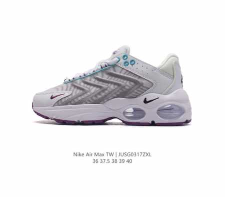 耐克nike 休闲鞋经典air Max Tw运动鞋气垫缓震老爹鞋 季节限定 小气垫慢跑 增高老爹鞋厚底 以轻薄利落的外观再现元年款篮球鞋的非凡魅力 该鞋款采用织 - 点击图像关闭