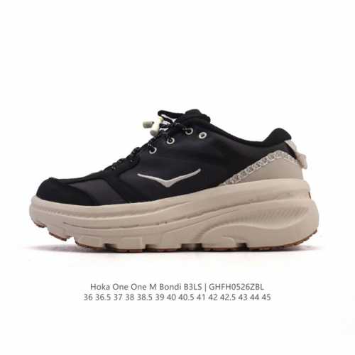 新品公司级 Hoka One One Bondi B3Ls联名运动鞋Hoka One One Bondi B3Ls 舒适防滑耐磨 低帮跑步鞋 男女同款运动鞋 出