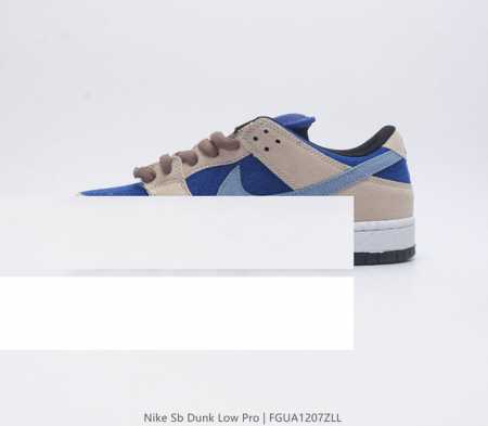 耐克 Nike Sb Dunk Low Pro 男 女滑板鞋 经典复古运动鞋 采用低帮设计，塑就经典 Dunk 风格。鞋垫后跟搭载 Zoom Air 气垫，加衬 - 点击图像关闭