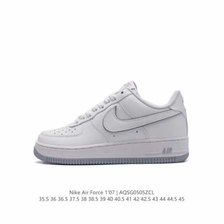 耐克 Nike Air Force 1 '07 Low 空军一号含气垫 低帮百搭厚底增高休闲运动板鞋。柔软、弹性十足的缓震性能和出色的中底设计，横跨复古与现代的 - 点击图像关闭