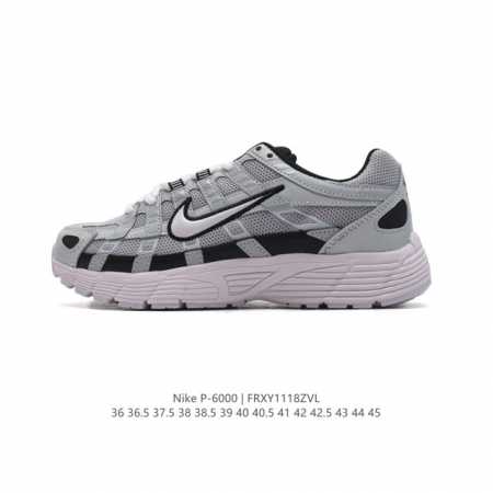 公司级 耐克 Nike 男女子休闲运动鞋p-6000Premium 轻便舒适透气防滑缓震耐磨跑步鞋。P-6000 是一款植根于 2000 年代风格的混合款式，让 - 点击图像关闭