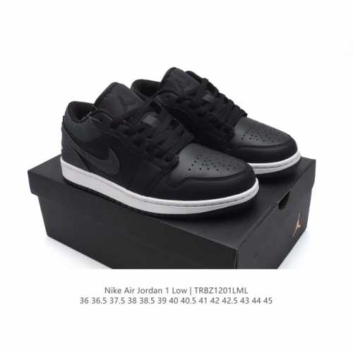 耐克 乔丹air Jordan 1 Low Aj1 乔1 乔丹1代aj1 低帮复古文化休闲运动篮球鞋。该鞋款从 1985 年元年款汲取设计灵感，焕新演绎简约经典
