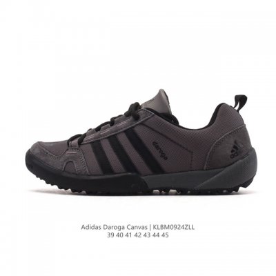 阿迪达斯 Adidas 新款男鞋 Daroga plus Canvas Shoes 徒步越野户外运动鞋，这款可折叠户外运动鞋,旨在为远足和旅行打造。透气织物鞋面