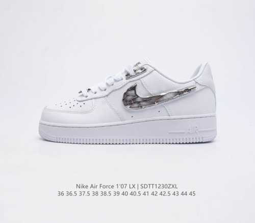 公司级 耐克 Nike Air Force 1 07 空军一号af1 低帮百搭厚底增高休闲运动板鞋 柔软 弹性十足的缓震性能和出色的中底设计 横跨复古与现代的外