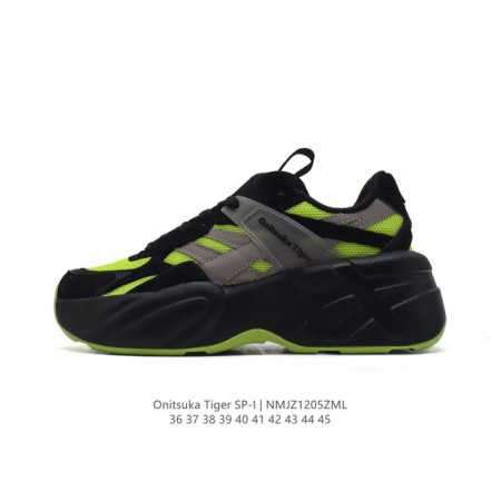公司级 亚瑟士onitsuka Tiger鬼塚虎sp-I 经典复古舒适轻便运动休闲跑步鞋 厚底增高鞋 真标 带半码 选用优质皮革加透气织物网面料，舒适度和质感都 - 点击图像关闭
