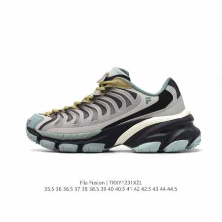 公司级 斐乐 男女同款老爹鞋 Fila Fusion 厚底增高百搭运动鞋 意大利百年经典运动品牌，网红单品 小红书推荐爆款 Fila斐乐新款小白鞋斐乐潮牌文化街 - 点击图像关闭