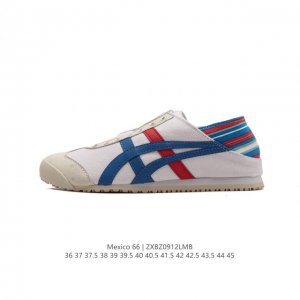 真标 Asics 亚瑟士 男女鞋真标半码制 配足弓鞋垫 日产经典老牌-鬼塚虎 Onitsuka Tiger Mexico 66经典墨西哥系列复古经典百搭板鞋休闲