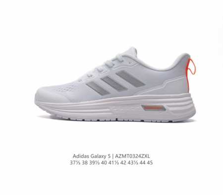 Adidas阿迪达斯 Galaxy 5 Shoes跑步运动鞋 挑战里程畅跑网面跑步运动鞋 无论你跑一公里 两公里,还是五公里,这款adidas跑步鞋力求令你在奔 - 点击图像关闭
