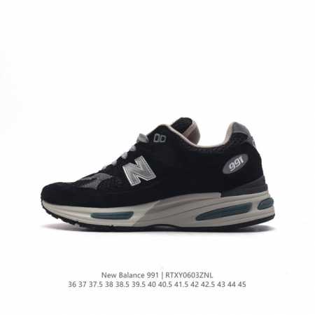 new Balance新百伦nb Made In Usa M991系列美产血统经典复古休闲运动百搭老爹跑步鞋 采用台产猪巴革及透气网眼材质。升级正确原装5层组合 - 点击图像关闭