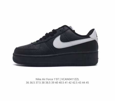 耐克 Nike Air Force 1 '07 Low 空军一号含气垫 低帮百搭厚底增高休闲运动板鞋。柔软、弹性十足的缓震性能和出色的中底设计，横跨复古与现代的 - 点击图像关闭