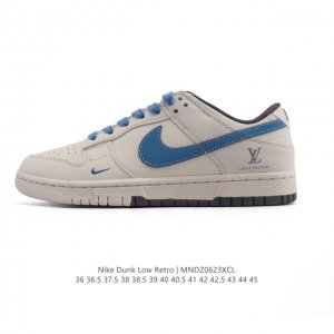 公司级 耐克 Nike Sb Dunk Low Pro 男女同款运动鞋复古板鞋 路易威登联名。采用柔软皮革鞋面，经久耐穿，塑就如元年款 Dunk 般的复古质感。