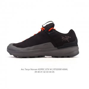 公司级 始祖鸟 Arc’Teryx 男鞋新款登山鞋 Kopec Gtx 覆盖防水轻量缓震耐磨男子徒步鞋男士时尚经典轻便舒适防水登山鞋舒适百搭 低帮 徒步鞋 男款