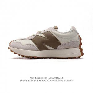真标 Nb 新百伦 New Balance 327系列复古休闲运动慢跑鞋时尚男女运动鞋 以更纯粹的复古风格设计打造的全新造型 侧身还以解构设计，将 N 字标志以