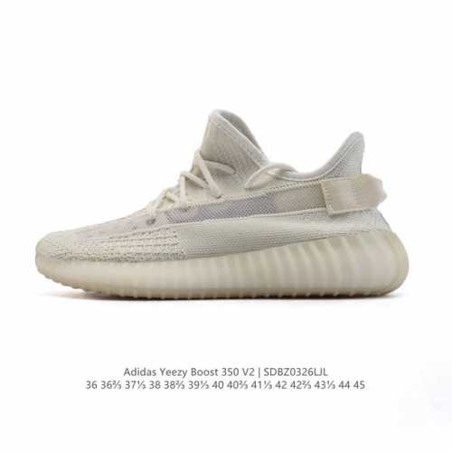 100 【真爆】Adidas 阿迪达斯 Yeezy Boost 350 V2 椰子 巴斯夫 爆米花 休闲透气缓震舒适 百搭轻便中底慢跑鞋 椰子鞋经典运动鞋中性跑