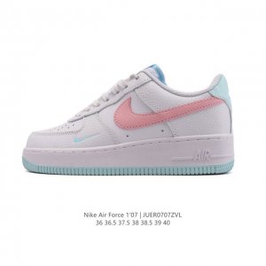 真标 耐克 Nike Air Force 1 '07 Low 空军一号含气垫 小白鞋 低帮百搭厚底增高休闲运动板鞋。柔软、弹性十足的缓震性能和出色的中底设计，横