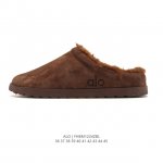Alo Recovery Slipper 秋冬新款 毛绒棉拖鞋，男女款美拉德配色休闲家居拖鞋 码数：36-45 编码：Yhbm1224Zbl