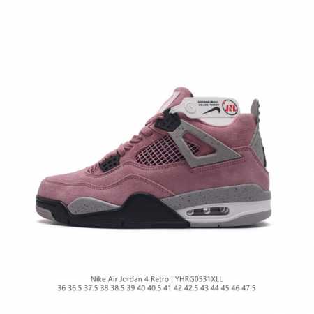 耐克 Nike Air Jordan 4 Retro Og迈克尔 乔丹aj4代乔4 中帮复古休闲运动文化篮球鞋。秉承轻量化的速度型篮球鞋设计思想完成设计，降低重 - 点击图像关闭