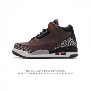 公司级 头层皮 耐克 乔丹 Aj3 耐克 Nike Air Jordan 3 Retro Se 乔3 复刻篮球鞋 乔丹3代 三代 男女子运动鞋，作为 Aj 系列