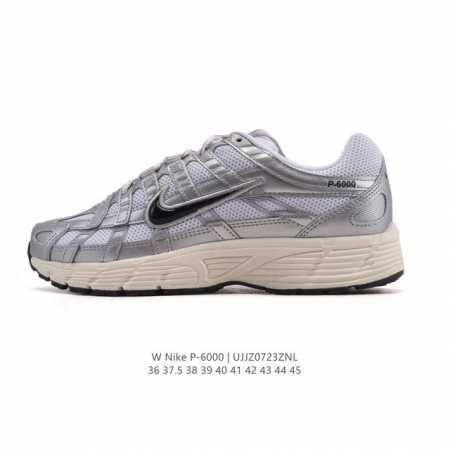 公司级 耐克 Nike 男女子休闲运动鞋 P-6000Premium 轻便舒适透气防滑缓震耐磨跑步鞋。P-6000 是一款植根于 0 年代风格的混合款式，让人想 - 点击图像关闭