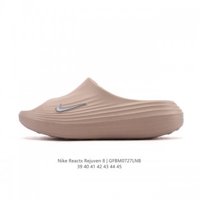 耐克 Nike Reactx Rejuven8 沙滩鞋 柔软回弹耐磨透气凉拖鞋 25夏季新款轻便透气洞洞鞋外穿休闲运动鞋 Hv5060-002 采用质感柔软且出