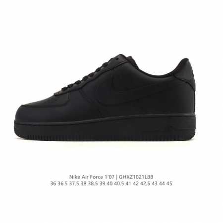 耐克 Nike Air Force 1 '07 Low 空军一号含气垫 低帮百搭厚底增高休闲运动板鞋。柔软、弹性十足的缓震性能和出色的中底设计，横跨复古与现代的 - 点击图像关闭