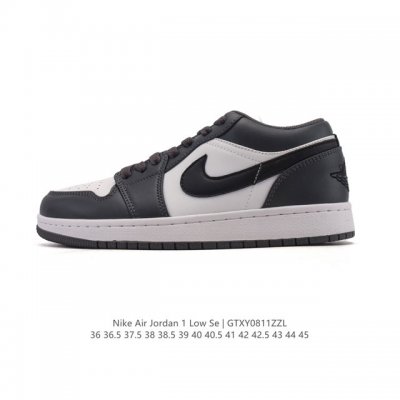 耐克 乔丹Air Jordan 1 Low Aj1 乔1 乔丹1代Aj1 低帮复古文化休闲运动篮球鞋。从1985 年面世的元年款汲取设计灵感，采用简洁大方的经典