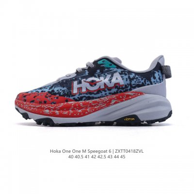 公司级 Hoka One One Speedgoat 6 飞速羚羊6 飞速羚羊系列的第六代越野跑鞋男士运动鞋，鞋款采用动态鞋面与内部支撑系统，并搭载Hoka久经