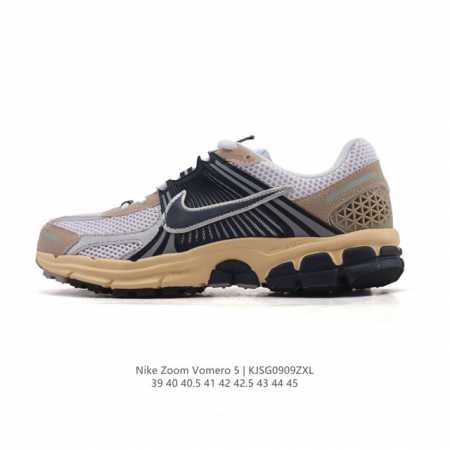 Nike 耐克夏季 Zoom Vomero 5 运动鞋休闲训练跑步鞋。Nike Zoom Vomero 5 男子运动鞋妥帖包覆足部，提供透气支撑效果。耐穿材料组 - 点击图像关闭