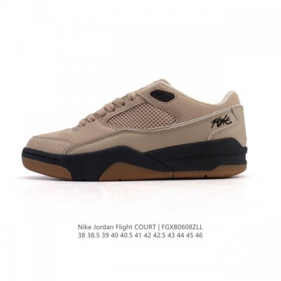 耐克 Nike 乔丹 Jordan Flight Court 时尚休闲 防滑耐磨 低帮运动鞋 复古篮球鞋 女款 Jordan 新鞋型 又来了！新配色曝光！滑板与