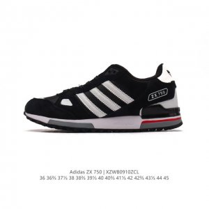 阿迪达斯 Adidas Zx 750 户外耐磨舒适运动休闲鞋男女同款经典运动板鞋。80年代,Zx系列问世。这款经典鞋,采用热塑性聚氨酯橡胶 Tpu 鞋跟笼,搭配