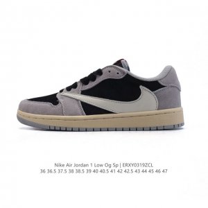 170 【头层皮】真标 耐克/Nike Air Jordan 1 Low Og Sp"Military Blue"Aj1乔1倒勾低帮篮球鞋 Aj1 乔丹1代 A