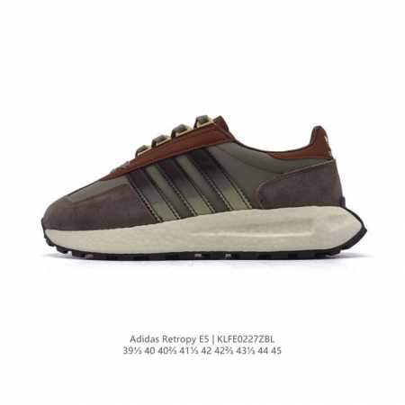 真爆 新配色 阿迪达斯 新款 三叶草 厚底 Adidas Retropy E5 新款 爆米花 低帮经典运动鞋潮厚底增高男士慢跑鞋。以70年代经典跑步鞋为灵感，新 - 点击图像关闭