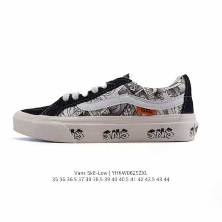 万斯 Vans Sk8-Low 经典款 小红书爆款低帮休闲帆布拼接硫化板鞋 工艺：硫化1:1 重量1:1、真标、原钢印、材质标、鞋型标、合格证 尺码：35 36 - 点击图像关闭