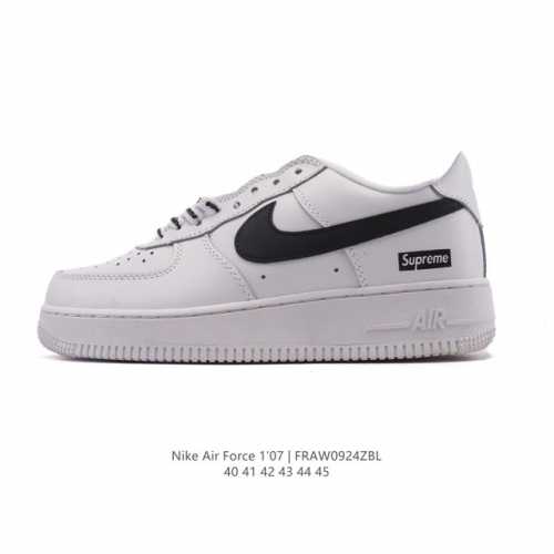 耐克 Nike Air Force 1 '07 Low 空军一号含气垫 低帮 小白鞋 百搭厚底增高休闲运动板鞋。柔软、弹性十足的缓震性能和出色的中底设计，横跨复