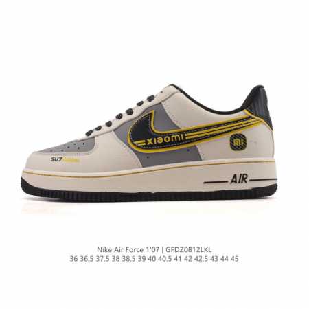 特价 耐克 Nike Air Force 1 '07 Low 空军一号含气垫 小白鞋 2025年新款 低帮百搭厚底增高休闲运动板鞋。柔软、弹性十足的缓震性能和出 - 点击图像关闭