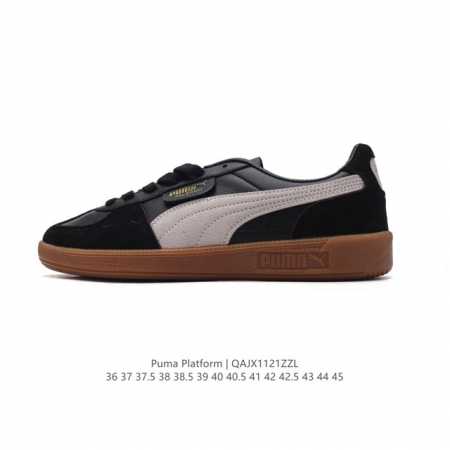 彪马puma Palermo Og 防滑耐磨低帮德训板鞋 男女运动鞋，Army Trainer Og休闲鞋沿用德训鞋经典外观 鞋身和鞋舌分别添加了品牌标志性 L - 点击图像关闭