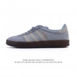 阿迪达斯 Adidas Originals Gazelle Indoor复古三叶草防滑透明橡胶板鞋经典运动鞋。这款经典鞋,忠于原版设计,缀撞色三条纹和鞋跟饰片。