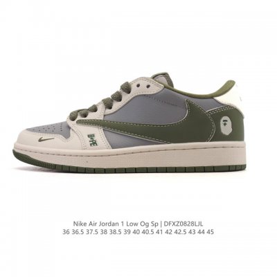 特价 原价260+ 耐克 Nike Air Jordan 1 Low Og Sp Military Blue Aj1乔1倒勾 2025年新款 低帮篮球鞋 Aj1