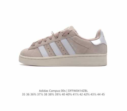 Adidas阿迪达斯.男女鞋 三叶草campus 00S 面包鞋复古休闲板鞋。千禧回潮！Adidas Campus 00S 经典再现！面包化的campus鞋款在